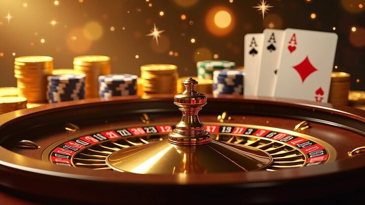 Live dealer blackjack and roulette studio setup